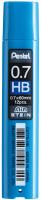 Грифели для карандашей автоматических PENTEL Ain Stein HB 0.7 мм, 12 шт в тубе C277S-HB