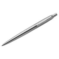 Ручка гелевая PARKER "Jotter Stainless Steel CT" черная, 0.7 мм, кнопочный механизм, подарочная упаковка RE-2020646