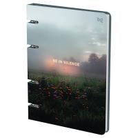 Тетрадь на кольцах 120л. A5 BG "Silence" картон, soft-touch ламинация RE-ТК5к120_лс_57856