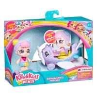 Кинди Кидс. Игровой набор Мини-кукла Рэйнбоу Кейт с самолетом. ТМ Kindi Kids ROS-39760
