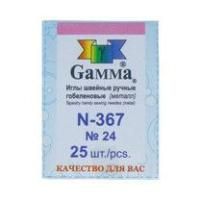 Иглы GAMMA гобеленовые №24, 25 шт, острые, в конверте N-367