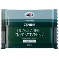 Пластилин скульптурный ГАММА "Студия" 500 г оливковый мягкий RE-2.80.Е050.004
