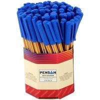 Ручка шариковая PenSan "Officepen 1010" синяя, 1.0 мм, игольчатый стержень, на масляной основе RE-1010