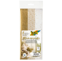 Бумага тишью FOLIA Design Mix 20 г/м2 50 x 75 см, 6 шт, в 3 дизайнах, золотой микс FL-90602