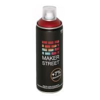 Краска в аэрозольном баллоне MAKERSTREET 400 мл Темно-красный MS400-204