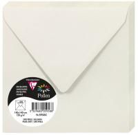 Конверт CLAIREFONTAINE Pollen 140 x 140 мм 120 г/м2 1 шт, жемчужно-серый RH-5958C