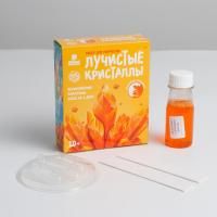Набор для творчества "Лучистые кристаллы" цвет оранжевый 5115232