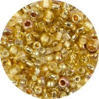 Бисер Япония TOHO MIX 7 25 г №3206 золотой TOHO-MIX-3206