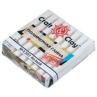 Полимерная глина CRAFT&CLAY флуоресцентный 52 г №1301 белый CCH флуоресцент-52-1301