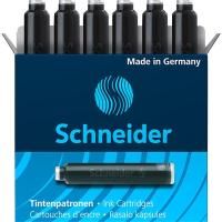 Картриджи чернильные Schneider черные, 6 шт картонная коробка RE-6601
