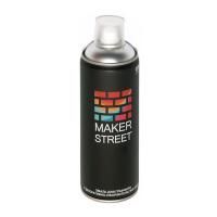Краска в аэрозольном баллоне MAKERSTREET 400 мл Под серебро MS400-003