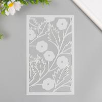 Трафарет "Маленькие цветы" 12 x 20 см, 1 шт пластиковый SIM-10249855