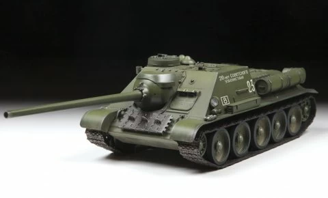 Сборная модель: Советский истребитель танков СУ-100 (масштаб 1:35), З-3688