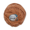 Пряжа GAMMA Ирис 100% хлопок 1 х 10 г 82 ± 3 м №0926 св.коричневый GAM-IRI-1-0926