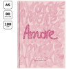 Скетчбук 80л. А5 BG "Amore" 7БЦ, матовая ламинация, блестки, белый блок с градиентом 100 г/м2 RE-С5т80_лм_бл 10037