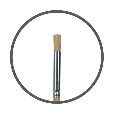 Кисть щетина трафаретная MILAN "20" короткая ручка №2 ML-80313
