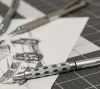 Карандаш PENTEL Graphgear 1000 автоматический профессиональный 0.5 мм, металлический корпус PG1015-A
