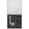 Набор для рисования углем CRETACOLOR Black Box Charcoal 20 предметов, мет.пенал CR40030