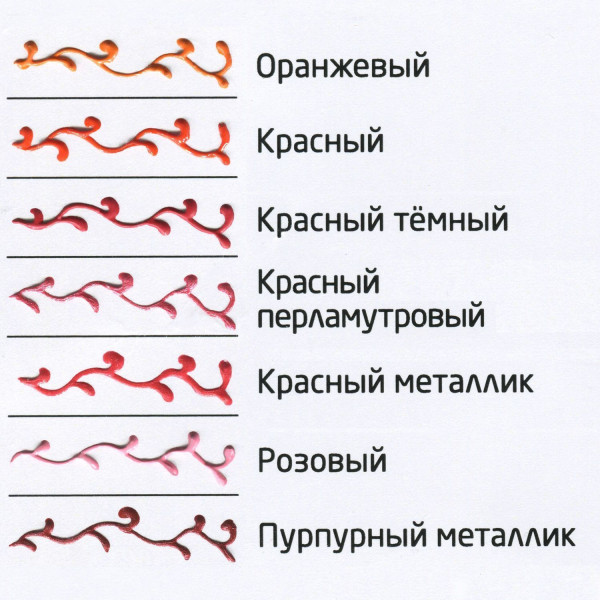 Контур по стеклу туба 20 мл Оранжевый 1609021