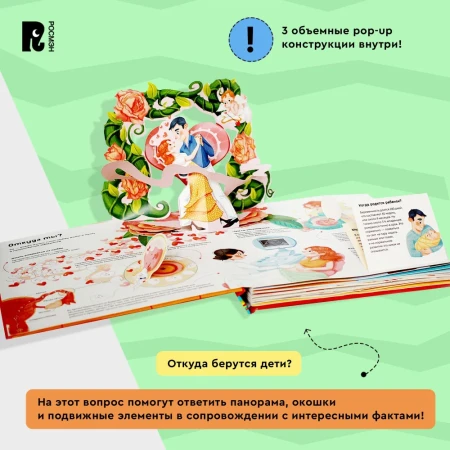 Книга: Я и мое тело. POP-UP. Энциклопедия с объемными конструкциями ROS-40940