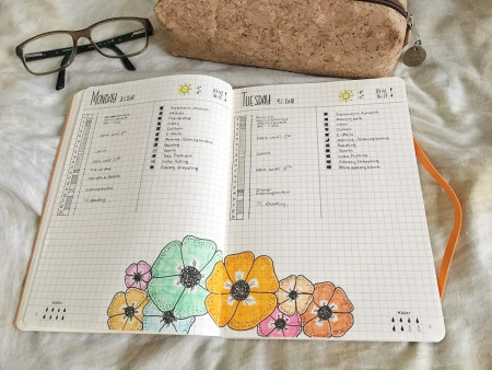 Блокнот RHODIA Goalbook A5 90 г/м2 120 л, в клетку, мягк.обл., на резинке, серебро RH-117761C