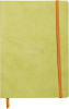Блокнот RHODIARAMA Softcover A5 90 г/м2 80 л, в линию, на резинке, анисовый зеленый RH-117406C