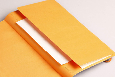 Блокнот RHODIARAMA Softcover A5 90 г/м2 80 л, в линию, на резинке, анисовый зеленый RH-117406C