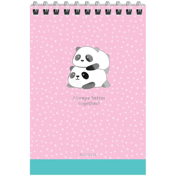 Блокнот А6 40л. MESHU "Cute friends" на гребне RE-MS_41450