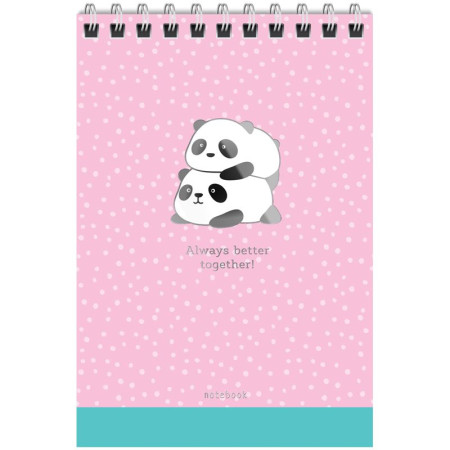 Блокнот А6 40л. MESHU "Cute friends" на гребне RE-MS_41450