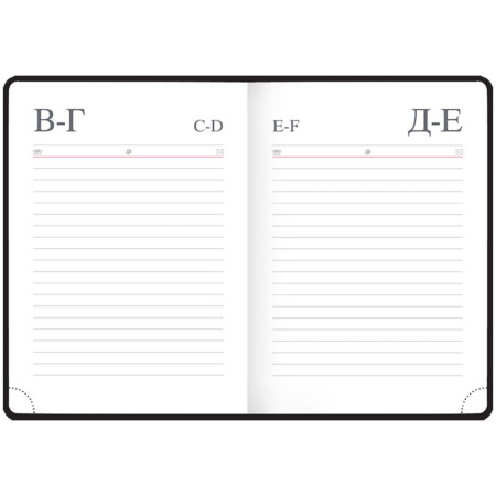 Ежедневник недатированный A6 136л. OfficeSpace "Winner" кожзам, розовый RE-En6_12911