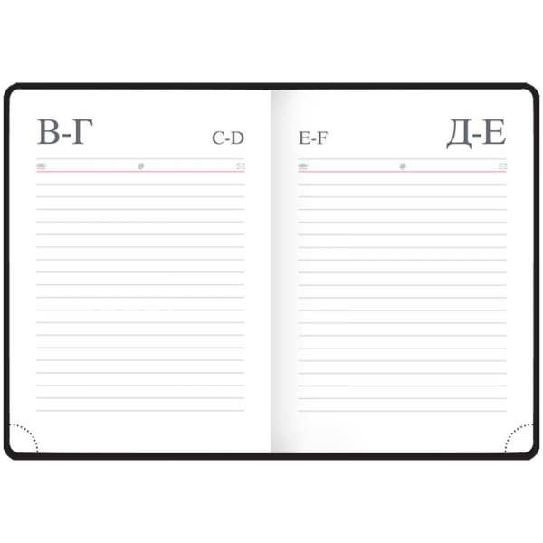 Ежедневник недатированный A6 136л. OfficeSpace "Winner" кожзам, сиреневый RE-En6_12749