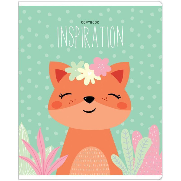 Тетрадь 48л. A5 клетка ArtSpace "Рисунки. Happy animals" выборочный УФ-лак RE-Т48кВЛ_34359