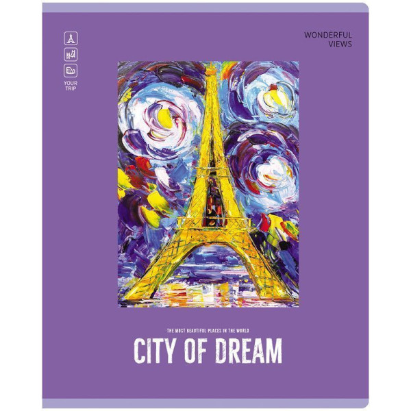 Тетрадь 48л. A5 линия BG "City dream" RE-Т5ск48 11041