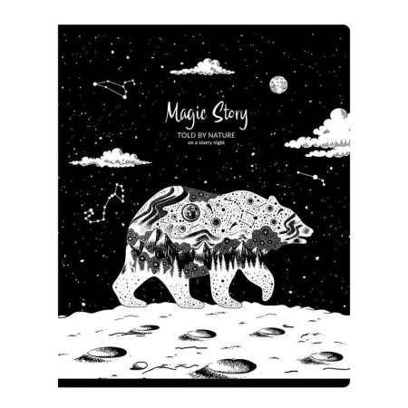 Тетрадь 48л. A5 клетка BG "Magic story" выб. лак RE-Т5ск48_вл 11079