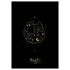 Тетрадь 80л. A5 клетка MESHU "Black cat" на гребне, двойная обложка, мат.ламин, фольгир. RE-MS_53951