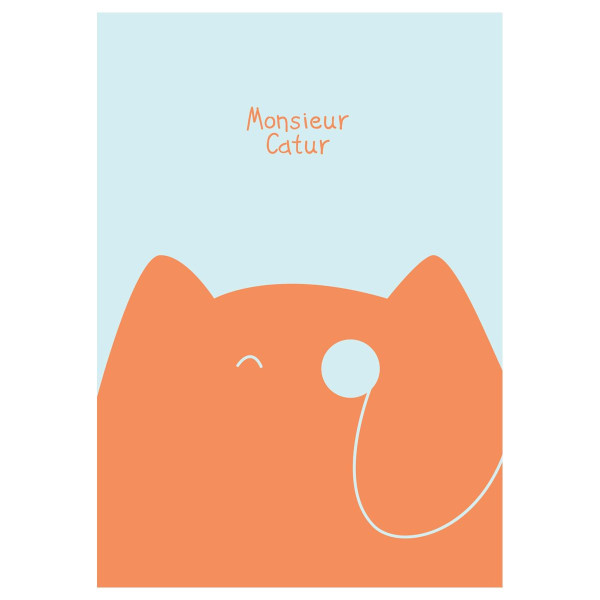 Тетрадь 40л. A5 клетка MESHU "Mr. Cat" матовая ламинация, выб. лак, ЕВРО RE-MS_49800