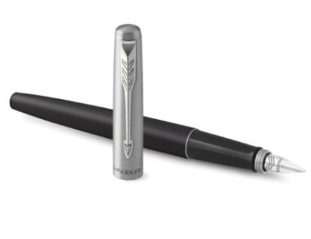 Ручка перьевая PARKER Jotter Bond Street Black CT 1.0 мм, подарочная упаковка RE-2030947