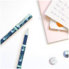 Ручка шариковая Greenwich Line "Blue flowers" синяя, 0.7 мм, игольчатый стержень, грип, софт-тач RE-GL_24821/Pbl_32681