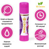 Клей-карандаш Crown "Indicator" 8 г, с цветным индикатором, ПВП RE-CG-8M