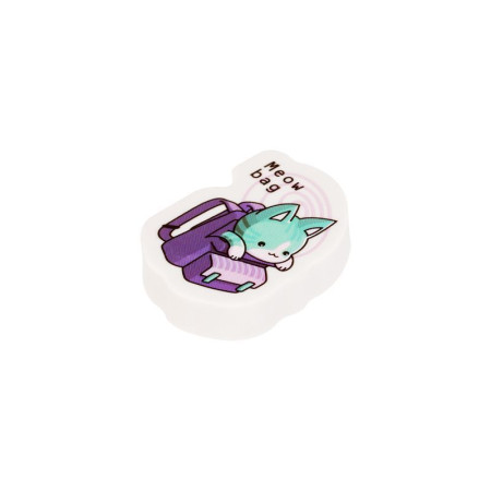 Ластик MESHU "Meow-bag" фигурный 40 x 30 x 13 мм, термопластичная резина RE-MS_45598