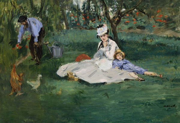 Пазл 1500 элементов ФРЕЯ "Мировые шедевры искусства. Семья Моне в их саду в Аржантёе, Эдуард Мане" MET-PZL-1500/01