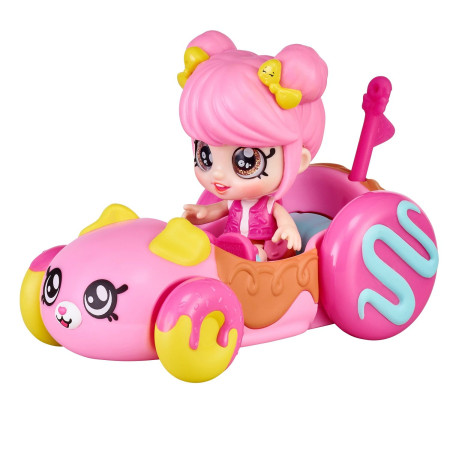 Кинди Кидс. Игровой набор Мини-кукла Донатина с машинкой. ТМ Kindi Kids ROS-39759