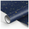 Упаковочная бумага глянцевая MESHU "Golden constellations" 1л. 70 x 100 см 90 г/м2 RE-MS_46405