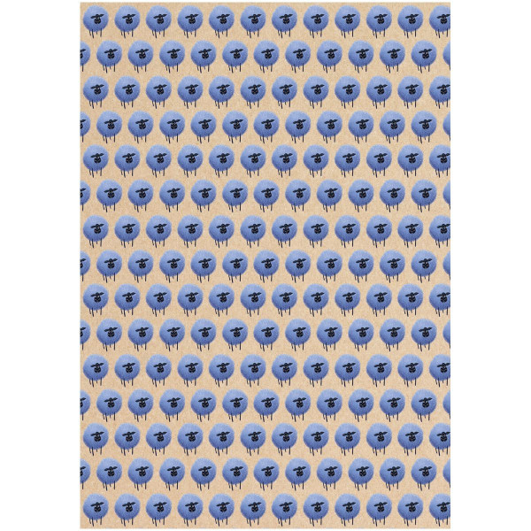 Упаковочная бумага крафт MESHU "Овечка" 1л. 70 x 100 см 70 г/м2 RE-MS_53452