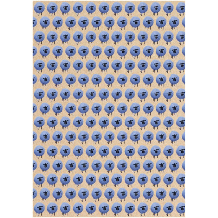 Упаковочная бумага крафт MESHU "Овечка" 1л. 70 x 100 см 70 г/м2 RE-MS_53452