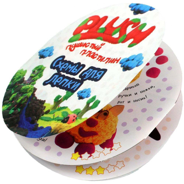 Набор для лепки PLUSH Пушистый пластилин 160 г розовый + зеленый AS-PL02201806