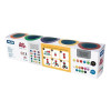 Набор массы для лепки MILAN Soft Dough Glitter 5 цв x 142 г (с блестками) ML-913505G