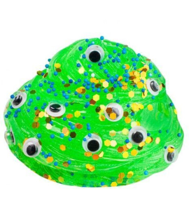 Слайм Slime "Emoji-slime" by Влад А4, 110 г, зеленый AS-SLM066