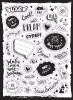 Сто лучших стикеров. Black&White ROS-37581