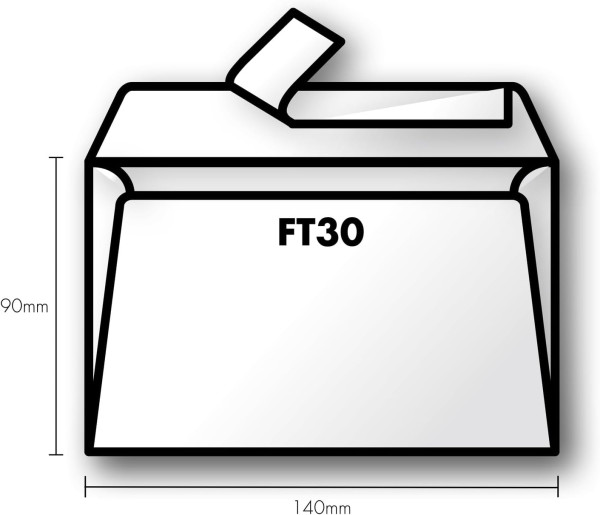 Конверт CLAIREFONTAINE Pollen 90 x 140 мм 120 г/м2 1 шт, белый перламутровый RH-50031C